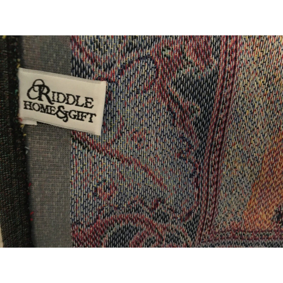 Large Wall Tapestry Wine & Roses Joseph Sulkowski Riddle Home & Gift 42x53" - Picture 8 of 10